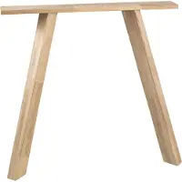Woood Tablo 3-Standen Poot Vierkant Kd - Eiken - Naturel - set van 2