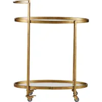 Woood Push Trolley