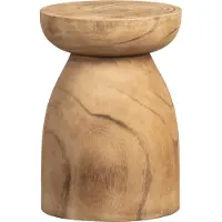 Woood Bink Kruk - Hout - Naturel - 40x28x28