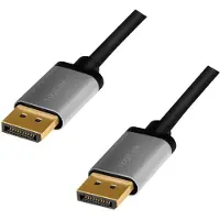 Ginza.se DisplayPort AV Aansluitkabel [1x DisplayPort - 1x DisplayPort] 1 m Zwart/grijs