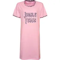 Irresistible Dames Nachthemd - 100% Katoen - Roze - Maat XXL