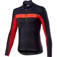 Castelli Mortirolo VI Jacket Black / Red || Maat: S