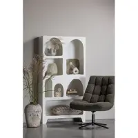Woood Job Draaifauteuil - Teddy - Groen - 101x70x85