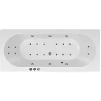 Villeroy & Boch Villeroy en Boch O.novo Bubbelbad 180x80cm 6+4+2 hydro en 12 aero jets