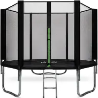 VirtuFit Trampoline met Veiligheidsnet - Zwart - 305 cm