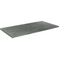 Linie Lado enkel tablet leisteen grijze melamine 90 x 46 cm