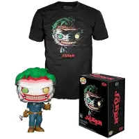 Funko POP! Pop! DC Comics: Set Figure and Tee - The Joker Exclusive Maat M
