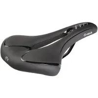 Velo Fit Athlete FC, Zadel voor fiets, Wegwedstrijden, Unisex, Zwart, Effen, 15,2 cm