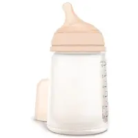 Suavinex Ant-koliek flesje Zer0.Zer0 trage doorstroming (S) SUAVINEX 270 ml doorzichtig