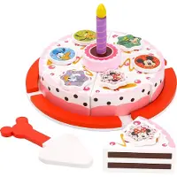 Disney mickey mouse houten verjaardagstaart 18 maanden