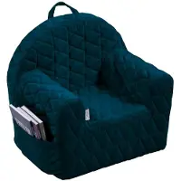 Albero Mio Velvet Navy Kinderfauteuil