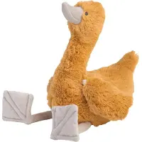 Happy horse Eend Twine Knuffel 32cm - Bruin - Baby knuffel