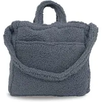 Jollein Verzorgingstas Teddy Storm Grey 37 x 38 x 15 cm