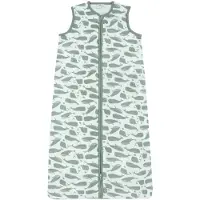 Jollein Babyslaapzak Jollein Zomer Hydrofiel Whales Ash Green-70 cm