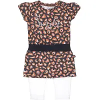 Dirkje Heart Panther Navy maat 56 Jurkje met Legging V42305-31 Z22