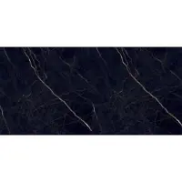 Navale Gelo vloertegel 120x120cm zwart goud marmer glans gerectificeerd