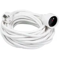 Perel Verlengkabel H05VV-F 3G1.5 - 10 m - 16 A 230 V 3500 W - Wit