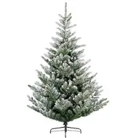 Kaemingk Kunstkerstboom Liberty Spruce Met Sneeuw 150cm Wit wit PVC