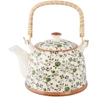 Clayre & Eef Groene Theepot 18*14*12 cm / 700 ml 6CETE0001