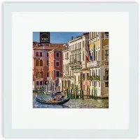 HAES deco - Houten Fotolijst Venezia wit 20x20 of 30x30 -SP13031