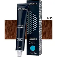 Indola professionele haarverf PCC Natural & EssentialPermanent hair colour 6.35 Donker blond goud mahonie