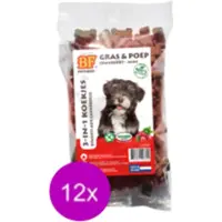 Biofood 12x 3-In-1 Koekjes Cranberry Mini - Hondensnacks - 200g