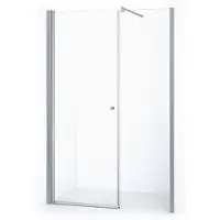 Maxaro Zircon Comfort Douchedeur | 145 cm Chroom Helder glas Draaideur