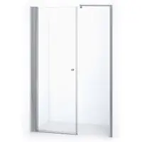 Maxaro Zircon Comfort Douchedeur | 150 cm Chroom Helder glas Draaideur