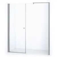 Maxaro Zircon Comfort Douchedeur | 175 cm Chroom Helder glas Draaideur