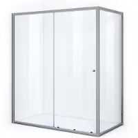 Maxaro Ruby Allure Douchecabine | 160x90 cm Chroom Helder glas Schuifdeur Rechthoek