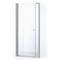 Maxaro Zircon Comfort Douchedeur | 120 cm Chroom Helder glas Draaideur