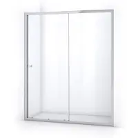 Maxaro Ruby Allure Douchedeur 180 cm Chroom Helder Glas Schuifdeur | Douchedeur Schuifdeur | Schuifdeur Douche | Schuifwand douche