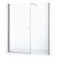Maxaro Zircon Comfort Douchedeur | 175 cm Chroom Helder glas Draaideur