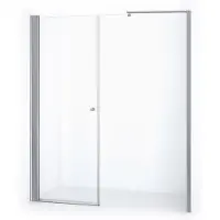 Maxaro Zircon Comfort Douchedeur | 180 cm Chroom Helder glas Draaideur