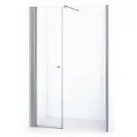 Maxaro Zircon Comfort Douchedeur | 150 cm Chroom Helder glas Draaideur