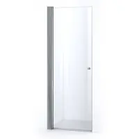 Maxaro Zircon Comfort Douchedeur | 80 cm Chroom Helder glas Pendeldeur