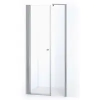 Maxaro Zircon Comfort Douchedeur | 100 cm Chroom Helder glas Draaideur