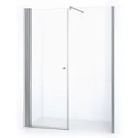 Maxaro Zircon Comfort Douchedeur | 170 cm Chroom Helder glas Draaideur