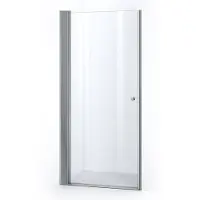Maxaro Zircon Comfort Douchedeur | 95 cm Chroom Helder glas Draaideur