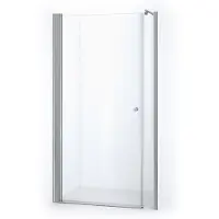 Maxaro Zircon Comfort Douchedeur | 120 cm Chroom Helder glas Draaideur