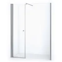 Maxaro Zircon Comfort Douchedeur | 170 cm Chroom Helder glas Draaideur