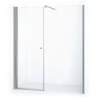 Maxaro Zircon Comfort Douchedeur | 190 cm Chroom Helder glas Draaideur
