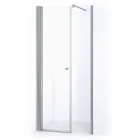 Maxaro Zircon Comfort Douchedeur | 120 cm Chroom Helder glas Draaideur