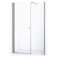 Maxaro Zircon Comfort Douchedeur | 160 cm Chroom Helder glas Draaideur
