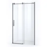 Maxaro Crystal Allure Douchedeur 120 cm Chroom Helder glas Schuifdeur | Douchedeur Schuifdeur | Schuifdeur Douche | Schuifwand douche