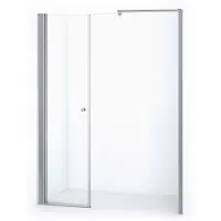 Maxaro Zircon Comfort Douchedeur | 170 cm Chroom Helder glas Draaideur