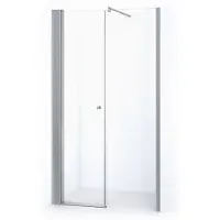 Maxaro Zircon Comfort Douchedeur | 140 cm Chroom Helder glas Draaideur