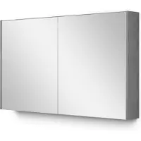 Maxaro Spiegelkast Met Verlichting Modulo 120x70cm Lichtgrijs Beton