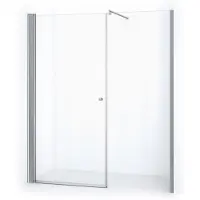 Maxaro Zircon Comfort Douchedeur | 180 cm Chroom Helder glas Draaideur