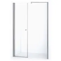 Maxaro Zircon Comfort Douchedeur | 145 cm Chroom Helder glas Draaideur